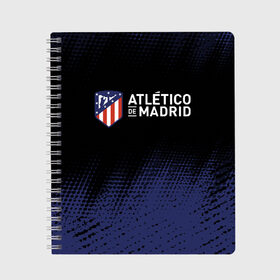 Тетрадь с принтом ATLETICO MADRID Атлетико в городе Новоалтайск, 100% бумага | 48 листов, плотность листов — 60 г/м2, плотность картонной обложки — 250 г/м2. Листы скреплены сбоку удобной пружинной спиралью. Уголки страниц и обложки скругленные. Цвет линий — светло-серый
 | Тематика изображения на принте: atletico | club | footbal | logo | madrid | атлетико | знак | клуб | логотип | логотипы | мадрид | символ | символы | форма | футбол | футбольная | футбольный