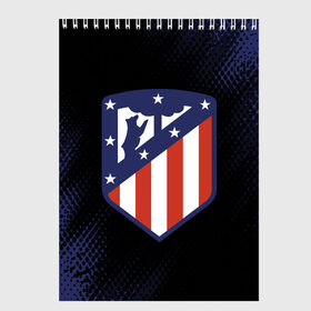 Скетчбук с принтом ATLETICO MADRID Атлетико в городе Новоалтайск, 100% бумага
 | 48 листов, плотность листов — 100 г/м2, плотность картонной обложки — 250 г/м2. Листы скреплены сверху удобной пружинной спиралью | 