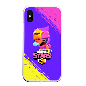 Чехол для iPhone XS Max матовый с принтом BRAWL STARS SANDY / СЭНДИ в городе Новоалтайск, Силикон | Область печати: задняя сторона чехла, без боковых панелей | 8 bit | 8бит | brawl | cnfhc | crow | hfdk | leon | logo | sandy | skull | spike | stars | бравл | бравла | браво | игра | игры | икфцд | кроу | леон | лого | логотип | символ | спайк | старс | старса | сэнди | череп | ыефкы