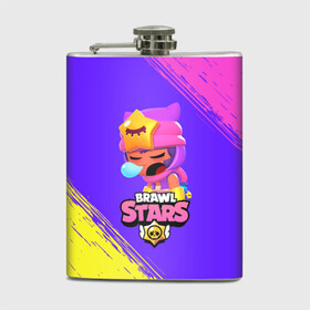 Фляга с принтом BRAWL STARS SANDY / СЭНДИ в городе Новоалтайск, металлический корпус | емкость 0,22 л, размер 125 х 94 мм. Виниловая наклейка запечатывается полностью | 8 bit | 8бит | brawl | cnfhc | crow | hfdk | leon | logo | sandy | skull | spike | stars | бравл | бравла | браво | игра | игры | икфцд | кроу | леон | лого | логотип | символ | спайк | старс | старса | сэнди | череп | ыефкы