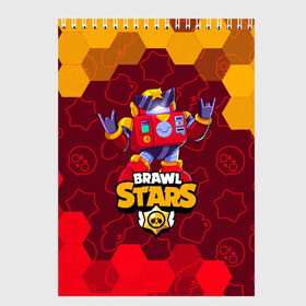 Скетчбук с принтом BRAWL STARS SURGE СУРЖ в городе Новоалтайск, 100% бумага
 | 48 листов, плотность листов — 100 г/м2, плотность картонной обложки — 250 г/м2. Листы скреплены сверху удобной пружинной спиралью | 8 bit | 8бит | brawl | cnfhc | crow | hfdk | leon | logo | sandy | skull | spike | stars | surge | бравл | бравла | браво | игра | игры | икфцд | кроу | леон | лого | логотип | символ | спайк | старс | старса | сурж | сэнди | череп | ы