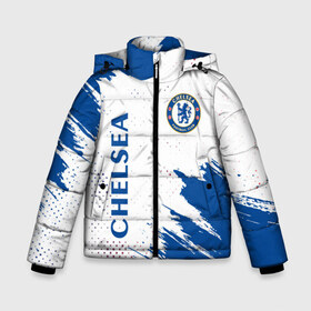 Зимняя куртка для мальчиков 3D с принтом CHELSEA F C ЧЕЛСИ в городе Новоалтайск, ткань верха — 100% полиэстер; подклад — 100% полиэстер, утеплитель — 100% полиэстер | длина ниже бедра, удлиненная спинка, воротник стойка и отстегивающийся капюшон. Есть боковые карманы с листочкой на кнопках, утяжки по низу изделия и внутренний карман на молнии. 

Предусмотрены светоотражающий принт на спинке, радужный светоотражающий элемент на пуллере молнии и на резинке для утяжки | chelsea | club | footbal | logo | знак | клуб | логотип | логотипы | символ | символы | форма | футбол | футбольная | футбольный | челси