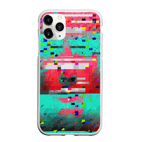 Чехол для iPhone 11 Pro Max матовый с принтом Glitch в городе Новоалтайск, Силикон |  | abstraction | glitch | neon | vanguard | абстракция | авангард | глитч | неон