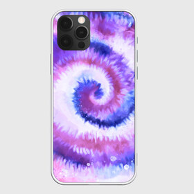 Чехол для iPhone 12 Pro Max с принтом TIE-DYE PURPLE в городе Новоалтайск, Силикон |  | Тематика изображения на принте: dye | multicolor | tie | trend | акварель | брызги | градиент | дай | колор | краски | красочная | мульти | потёки | пятна | радуга | радужная | тай | тайдай | текстура | тренд | хиппи