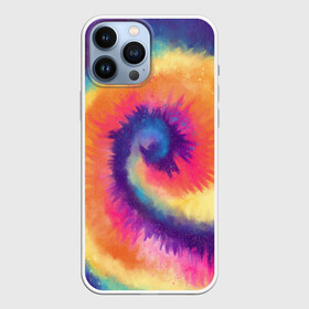 Чехол для iPhone 13 Pro Max с принтом TIE DYE MULTICOLOR в городе Новоалтайск,  |  | Тематика изображения на принте: dye | multicolor | tie | trend | акварель | брызги | градиент | дай | колор | краски | красочная | мульти | потёки | пятна | радуга | радужная | тай | тайдай | текстура | тренд | хиппи