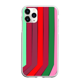 Чехол для iPhone 11 Pro Max матовый с принтом радуга в городе Новоалтайск, Силикон |  | вполоску | полоска | полосы | радуга | цвета
