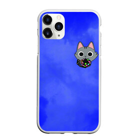 Чехол для iPhone 11 Pro Max матовый с принтом Киса с гранатой в городе Новоалтайск, Силикон |  | 4 сезон | fortnite | game | nexus war | батл роял | война | война нексуса | глава 2 | граната | игра | киса | кот | нексус | сезон 4 | фортнайт