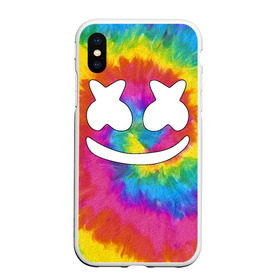 Чехол для iPhone XS Max матовый с принтом MARSHMELLO в городе Новоалтайск, Силикон | Область печати: задняя сторона чехла, без боковых панелей | fortnite | marshmallo | marshmallow | marshmello | marshmellow | маршмелло | маршмеллоу | розы | фортнайт