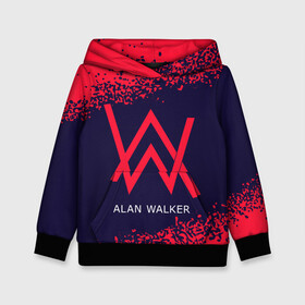 Детская толстовка 3D с принтом ALAN WALKER / АЛАН УОКЕР в городе Новоалтайск, 100% полиэстер | двухслойный капюшон со шнурком для регулировки, мягкие манжеты на рукавах и по низу толстовки, спереди карман-кенгуру с мягким внутренним слоем | Тематика изображения на принте: alan | faded | house | logo | music | walker | алан | вокер | волкер | диджей | лого | логотип | логотипы | музыка | музыкант | символ | символы | танцеальная | уокер | хаус | электронная