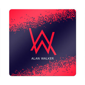 Магнит виниловый Квадрат с принтом ALAN WALKER / АЛАН УОКЕР в городе Новоалтайск, полимерный материал с магнитным слоем | размер 9*9 см, закругленные углы | Тематика изображения на принте: alan | faded | house | logo | music | walker | алан | вокер | волкер | диджей | лого | логотип | логотипы | музыка | музыкант | символ | символы | танцеальная | уокер | хаус | электронная