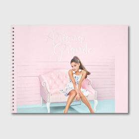 Альбом для рисования с принтом Ariana Grande в городе Новоалтайск, 100% бумага
 | матовая бумага, плотность 200 мг. | Тематика изображения на принте: ariana grande | grande | music | pink | school | актриса | ариана гранде | грандэ | музыка | певица | розовый | уроки | школа