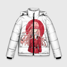 Зимняя куртка для мальчиков 3D с принтом ZeroTwo (Darling in the Franx) в городе Новоалтайск, ткань верха — 100% полиэстер; подклад — 100% полиэстер, утеплитель — 100% полиэстер | длина ниже бедра, удлиненная спинка, воротник стойка и отстегивающийся капюшон. Есть боковые карманы с листочкой на кнопках, утяжки по низу изделия и внутренний карман на молнии. 

Предусмотрены светоотражающий принт на спинке, радужный светоотражающий элемент на пуллере молнии и на резинке для утяжки | 002 | ahegao | anime | darling | franx | franxx | girl | girls | in | senpai | the | two | waifu | zero | zerotwo | аниме | ахегао | вайфу | девушка | семпай | сенпай | тян