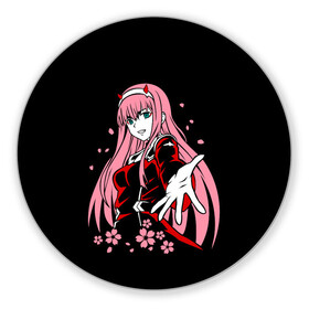 Коврик для мышки круглый с принтом ZeroTwo (Darling in the Franx) в городе Новоалтайск, резина и полиэстер | круглая форма, изображение наносится на всю лицевую часть | 002 | 02 | ahegao | anime | darling | franx | franxx | girl | girls | in | senpai | the | two | waifu | zero | zerotwo | аниме | ахегао | вайфу | девушка | семпай | сенпай | тян