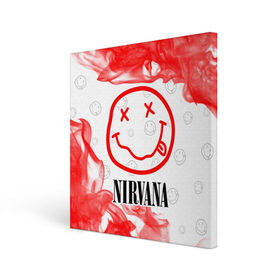 Холст квадратный с принтом NIRVANA / НИРВАНА в городе Новоалтайск, 100% ПВХ |  | band | cobain | face | kurt | logo | music | nirvana | rock | rocknroll | группа | кобейн | курт | лого | логотип | музыка | музыкальная | нирвана | рожица | рок | рокнролл | символ