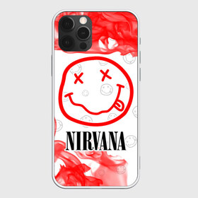 Чехол для iPhone 12 Pro Max с принтом NIRVANA НИРВАНА в городе Новоалтайск, Силикон |  | Тематика изображения на принте: band | cobain | face | kurt | logo | music | nirvana | rock | rocknroll | группа | кобейн | курт | лого | логотип | музыка | музыкальная | нирвана | рожица | рок | рокнролл | символ
