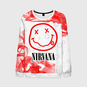 Мужской свитшот 3D с принтом NIRVANA / НИРВАНА в городе Новоалтайск, 100% полиэстер с мягким внутренним слоем | круглый вырез горловины, мягкая резинка на манжетах и поясе, свободная посадка по фигуре | band | cobain | face | kurt | logo | music | nirvana | rock | rocknroll | группа | кобейн | курт | лого | логотип | музыка | музыкальная | нирвана | рожица | рок | рокнролл | символ