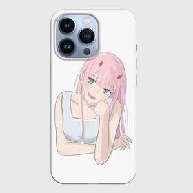 Чехол для iPhone 13 Pro с принтом Милая Zero Two в городе Новоалтайск,  |  | Тематика изображения на принте: 002 | 02 | ahegao | anime | darling | franx | franxx | girl | girls | in | senpai | the | two | waifu | zero | zerotwo | аниме | ахегао | вайфу | девушка | семпай | сенпай | тян