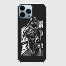 Чехол для iPhone 13 Pro Max с принтом Zero Two Negative в городе Новоалтайск,  |  | Тематика изображения на принте: 002 | 02 | ahegao | anime | darling | franx | franxx | girl | girls | in | senpai | the | two | waifu | zero | zerotwo | аниме | ахегао | вайфу | девушка | семпай | сенпай | тян