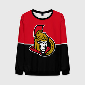 Мужской свитшот 3D Оттава Сенаторз: в городе Новоалтайск, 100% полиэстер с мягким внутренним слоем | круглый вырез горловины, мягкая резинка на манжетах и поясе, свободная посадка по фигуре |
