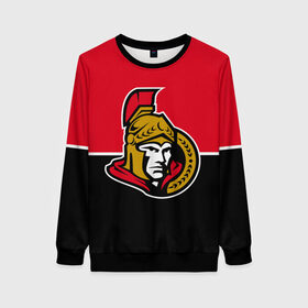 Женский свитшот 3D Оттава Сенаторз: в городе Новоалтайск, 100% полиэстер с мягким внутренним слоем | круглый вырез горловины, мягкая резинка на манжетах и поясе, свободная посадка по фигуре |