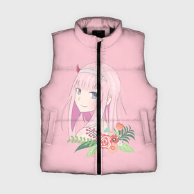 Женский жилет утепленный 3D с принтом Pink Zero Two в городе Новоалтайск,  |  | 002 | 02 | ahegao | anime | darling | franx | franxx | girl | girls | in | senpai | the | two | waifu | zero | zerotwo | аниме | ахегао | вайфу | девушка | семпай | сенпай | тян