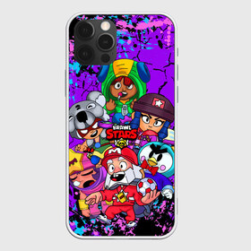 Чехол для iPhone 12 Pro Max с принтом All Friends - Brawl Stars в городе Новоалтайск, Силикон |  | bibi | brawl | brawler | gamer | leon | mike | mr. p | nita | sandy | бравлстарс