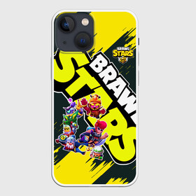 Чехол для iPhone 13 mini с принтом Brawl STARS в городе Новоалтайск,  |  | brawl | leon | moba | stars | supercell | игра | коллаж | паттерн