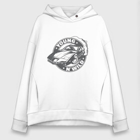 Женское худи Oversize хлопок с принтом Young and Wild в городе Новоалтайск, френч-терри — 70% хлопок, 30% полиэстер. Мягкий теплый начес внутри —100% хлопок | боковые карманы, эластичные манжеты и нижняя кромка, капюшон на магнитной кнопке | david | k.i.t.t. | kitt | knight rider | michael knight | muscle car | retro | usa | vintage | авто | безумный | винтаж | дикий | дэвид | майкл найт | масл кар | машина | мерч | молодой | ретро | рыцарь дорог | сериал | сша | та