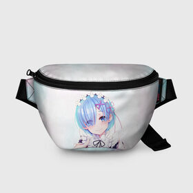 Поясная сумка 3D с принтом Re:Zero, Рем в городе Новоалтайск, 100% полиэстер | плотная ткань, ремень с регулируемой длиной, внутри несколько карманов для мелочей, основное отделение и карман с обратной стороны сумки застегиваются на молнию | re zero | re:zero | re:zero starting life in another world | re:zero жизнь с нуля в альтернативном мире | rem | аниме | жизнь с нуля в другом мире | манга | рем
