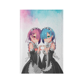 Обложка для паспорта матовая кожа с принтом Re:Zero, Рам и Рем  в городе Новоалтайск, натуральная матовая кожа | размер 19,3 х 13,7 см; прозрачные пластиковые крепления | ram | re zero | re:zero | re:zero starting life in another world | re:zero жизнь с нуля в альтернативном мире | rem | аниме | жизнь с нуля в другом мире | манга | рам и рем