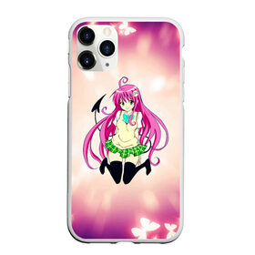 Чехол для iPhone 11 Pro Max матовый с принтом To Love-Ru: Trouble в городе Новоалтайск, Силикон |  | Тематика изображения на принте: cute | darkness | kawaii | аниме девушка | бабочки | девилюк | золотая тьма | кавайный | комедия | лала | любовь и прочие неприятности | милашка | момо | немезида | немезис | няшный | харуна | школа | этти