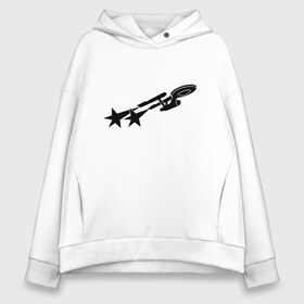 Женское худи Oversize хлопок Звездный путь (Z): в городе Новоалтайск, френч-терри — 70% хлопок, 30% полиэстер. Мягкий теплый начес внутри —100% хлопок | боковые карманы, эластичные манжеты и нижняя кромка, капюшон на магнитной кнопке | lower decks | star trek | star trek lower decks | джек рэнсом | звездный путь | лейтенант шаз | телесериал | шаз | энсин беккет | энсин брэд | энсин тэнди