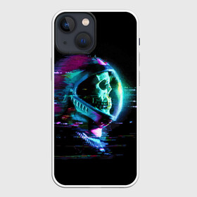 Чехол для iPhone 13 mini с принтом Astronaut в городе Новоалтайск,  |  | astronaut | cosmos | glitch | skull | space | spacesuit | глитч | космонавт | космос | пространство | скафандр | череп