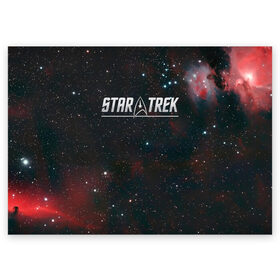 Поздравительная открытка с принтом STARTREK IRON LOGO (Z) в городе Новоалтайск, 100% бумага | плотность бумаги 280 г/м2, матовая, на обратной стороне линовка и место для марки
 | Тематика изображения на принте: lower decks | star trek | star trek lower decks | startrek | джек рэнсом | звездный путь | лейтенант шаз | телесериал | шаз | энсин беккет | энсин брэд | энсин тэнди