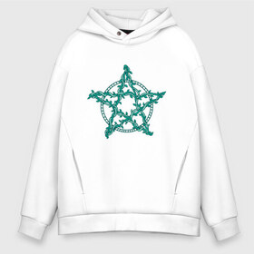 Мужское худи Oversize хлопок с принтом Pentagram Vines в городе Новоалтайск, френч-терри — 70% хлопок, 30% полиэстер. Мягкий теплый начес внутри —100% хлопок | боковые карманы, эластичные манжеты и нижняя кромка, капюшон на магнитной кнопке | botanica | botanical | cult | forest | green | lucifer | plant | satan | tree | trees | vegan | vegetarian | ботаника | веган | вегетарианец | гроздья | культ | лоза | лозы | люцифер | пентаграма | пентаграмма | растение | растения | сатана 