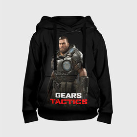 Детская толстовка 3D с принтом GEARS TACTICS в городе Новоалтайск, 100% полиэстер | двухслойный капюшон со шнурком для регулировки, мягкие манжеты на рукавах и по низу толстовки, спереди карман-кенгуру с мягким внутренним слоем | action | game gears tactics | gears tactics | gears tactics xbox | xbox | битва gears tactics | воин | гирс тактикс | игра | игра gears tactics | иксбокс | логотип | механизмы тактики | оружие | персонажи gears tactics | солдат | сражение | ч