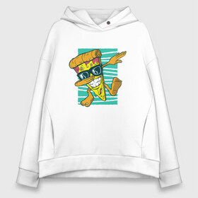 Женское худи Oversize хлопок с принтом Pizza Dabbing в городе Новоалтайск, френч-терри — 70% хлопок, 30% полиэстер. Мягкий теплый начес внутри —100% хлопок | боковые карманы, эластичные манжеты и нижняя кромка, капюшон на магнитной кнопке | cool | dab | dance | food | mushroom | party | pepperoni | smile | summer | в очках | вечеринка | грибная | даб | дэб | жратва | крутая | лето | пепперони | пицца | с грибами | сыр | танец | тусовка | тянется | тянущийся |