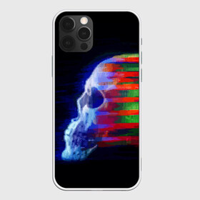 Чехол для iPhone 12 Pro Max с принтом Glitch skull в городе Новоалтайск, Силикон |  | color | glitch | paint | skull | vanguard | авангард | глитч | краска | цвет | череп