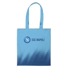 Сумка 3D повседневная с принтом SSC NAPOLI / Наполи в городе Новоалтайск, 100% полиэстер | Плотность: 200 г/м2; Размер: 34×35 см; Высота лямок: 30 см | club | footbal | logo | napoli | ssc | знак | клуб | логотип | логотипы | наполи | символ | символы | форма | футбол | футбольная | футбольный