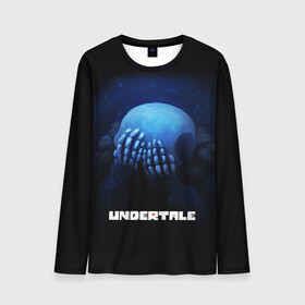Мужской лонгслив 3D с принтом UNDERTALE в городе Новоалтайск, 100% полиэстер | длинные рукава, круглый вырез горловины, полуприлегающий силуэт | sans | undertale | андертале | андертейл | игра | подземная история | подземная сказка | санс | ундертале