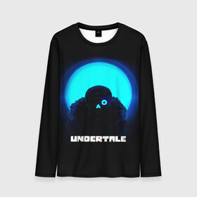 Мужской лонгслив 3D с принтом UNDERTALE в городе Новоалтайск, 100% полиэстер | длинные рукава, круглый вырез горловины, полуприлегающий силуэт | sans | undertale | андертале | андертейл | игра | подземная история | подземная сказка | санс | ундертале