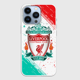 Чехол для iPhone 13 Pro с принтом LIVERPOOL   Ливерпуль в городе Новоалтайск,  |  | Тематика изображения на принте: club | footbal | liverpool | logo | знак | клуб | ливерпуль | логотип | логотипы | символ | символы | форма | футбол | футбольная | футбольный
