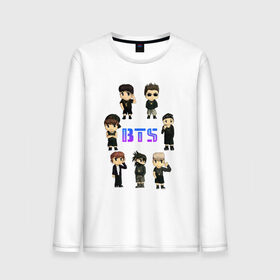 Мужской лонгслив хлопок с принтом BTS в городе Новоалтайск, 100% хлопок |  | bangtan boys | beyond the scene | bts | bts anime | bts аниме | bts мульт | rm | бтс | ви | джей хоуп | джонгук | сюги | чимин | чин