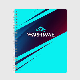 Тетрадь с принтом WARFRAME ВАРФРЕЙМ в городе Новоалтайск, 100% бумага | 48 листов, плотность листов — 60 г/м2, плотность картонной обложки — 250 г/м2. Листы скреплены сбоку удобной пружинной спиралью. Уголки страниц и обложки скругленные. Цвет линий — светло-серый
 | frame | game | games | logo | prime | war | warframe | вар | варфрейм | игра | игры | кува | лого | логотип | логотипы | прайм | символ | символы | фрейм
