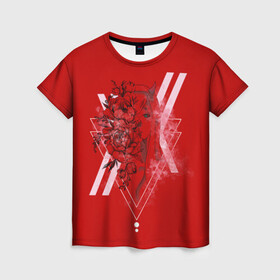 Женская футболка 3D с принтом Darling in the Franxx Настроение цвета роз в городе Новоалтайск, 100% полиэфир ( синтетическое хлопкоподобное полотно) | прямой крой, круглый вырез горловины, длина до линии бедер | 002 | 02 | ahegao | anime | darling | franx | franxx | girl | girls | in | senpai | the | two | waifu | zero | zerotwo | аниме | ахегао | вайфу | девушка | семпай | сенпай | тян