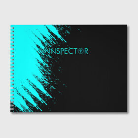 Альбом для рисования с принтом INSPECTOR в городе Новоалтайск, 100% бумага
 | матовая бумага, плотность 200 мг. | anime | manga | аниме | манга | психо паспорт | психо пасс | психопаспорт | психопасс