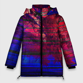 Женская зимняя куртка 3D с принтом Glitch Autumn в городе Новоалтайск, верх — 100% полиэстер; подкладка — 100% полиэстер; утеплитель — 100% полиэстер | длина ниже бедра, силуэт Оверсайз. Есть воротник-стойка, отстегивающийся капюшон и ветрозащитная планка. 

Боковые карманы с листочкой на кнопках и внутренний карман на молнии | autumn | forest | glitch | глитч | дерево | деревья | красный | лес | листья | осень