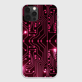 Чехол для iPhone 12 Pro Max с принтом Scheme в городе Новоалтайск, Силикон |  | Тематика изображения на принте: blue | glow | lines | points | scheme | texture | линии | свечение | синий | схема | текстура | точки