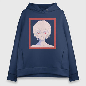 Женское худи Oversize хлопок с принтом Рей Аянами Evangelion в городе Новоалтайск, френч-терри — 70% хлопок, 30% полиэстер. Мягкий теплый начес внутри —100% хлопок | боковые карманы, эластичные манжеты и нижняя кромка, капюшон на магнитной кнопке | eva | eva 00 | evangelion | rei ayanami | аниме | аянами | ева | ева 00 | евангелион | манга. | рей | рей аянами