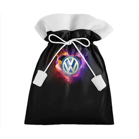 Подарочный 3D мешок с принтом Volkswagen в городе Новоалтайск, 100% полиэстер | Размер: 29*39 см | Тематика изображения на принте: love vw | volkswagen | vw | vw в сердце | vw значок | vw лого | vw марка | vw эмблема | wv | горящее сердце | значок vw | значок фольксваген | лого автомобиля | лого вольцваген | логотип vw | люблю vw | люблю фольксваген